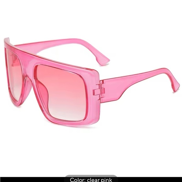 Accessories - Bold Pink Square Sunglasses
0333
